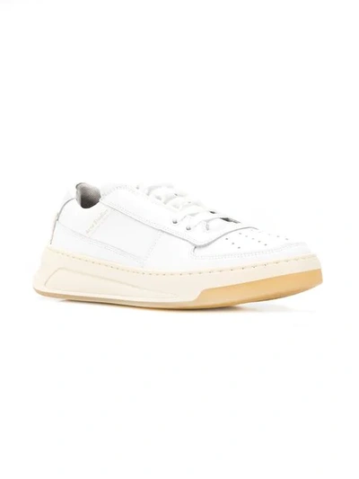 Shop Acne Studios Steffey Lace Up Sneakers In White