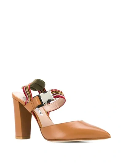 Shop Alberto Gozzi Daisy Vacchetta Pumps - Brown