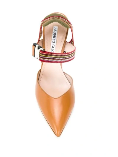 Shop Alberto Gozzi Daisy Vacchetta Pumps - Brown