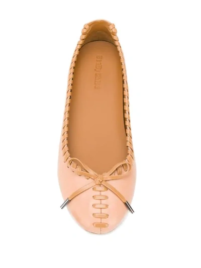Shop See By Chloé Ballerina Shoes In Neutrals