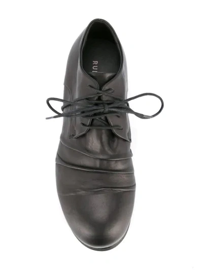 Shop Rundholz Round Toe Shoes In Black