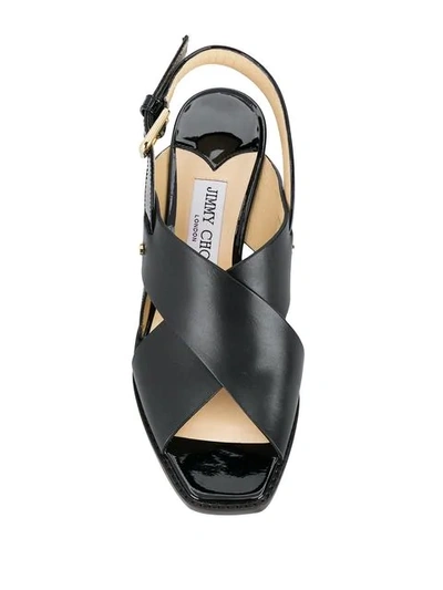 Shop Jimmy Choo Aix 65 Sandals In Black