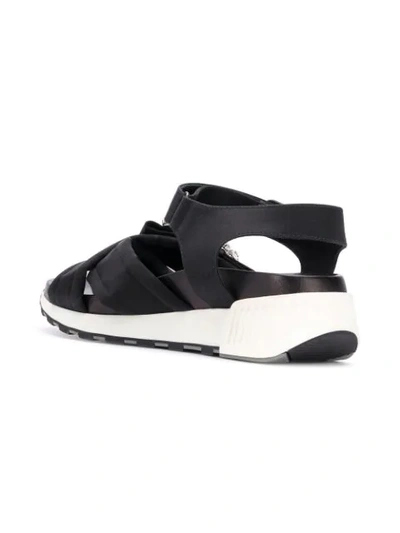 Shop Sergio Rossi Sr Icona Embellished Sandals In Black