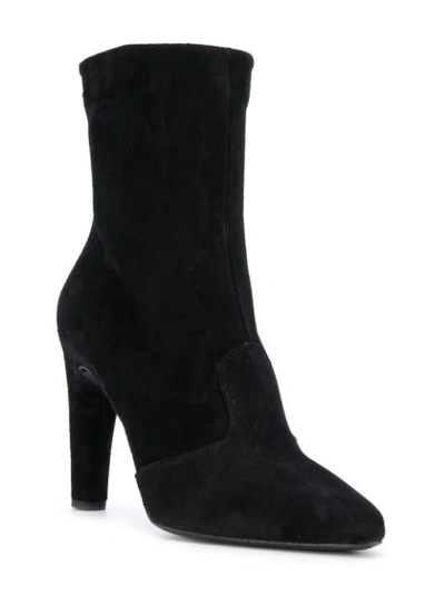 Shop Del Carlo High Heel Ankle Boots - Black