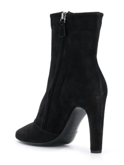 Shop Del Carlo High Heel Ankle Boots - Black