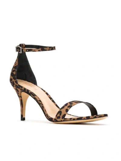 Shop Schutz Leopard Print Open In Brown