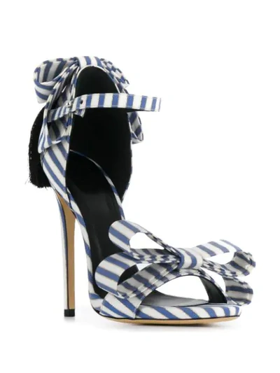 Shop Aleksander Siradekian Adriana Sandals In Blue