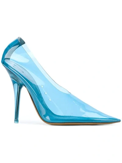 Shop Yeezy Pvc Pumps In Blue