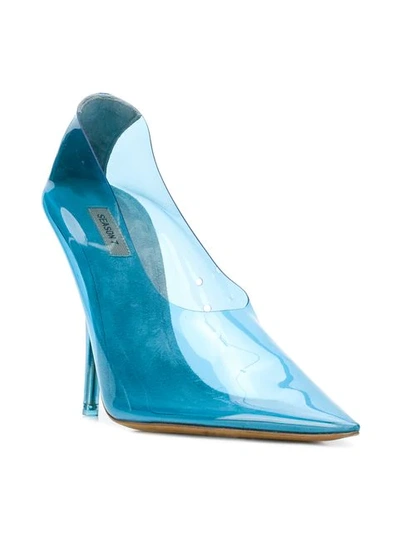 Shop Yeezy Pvc Pumps In Blue