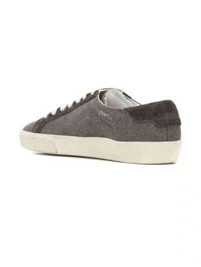 Shop Saint Laurent Court Classic Sneakers In Grey