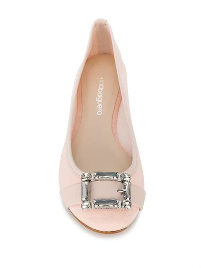 Shop Anna Baiguera Annette Ballerina Pumps In Pink