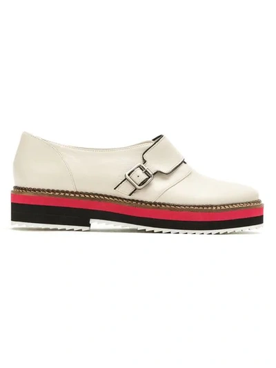 Shop Mara Mac Leather Brogue In Neutrals