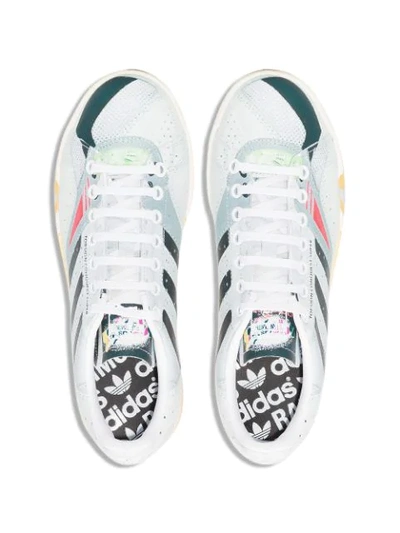 Shop Adidas Originals Stan Smith Printed Sneakers In Multicolour