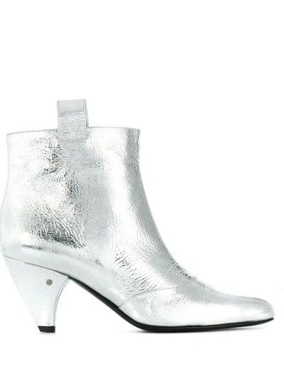 Shop Laurence Dacade Terence Ankle Boots In Silver