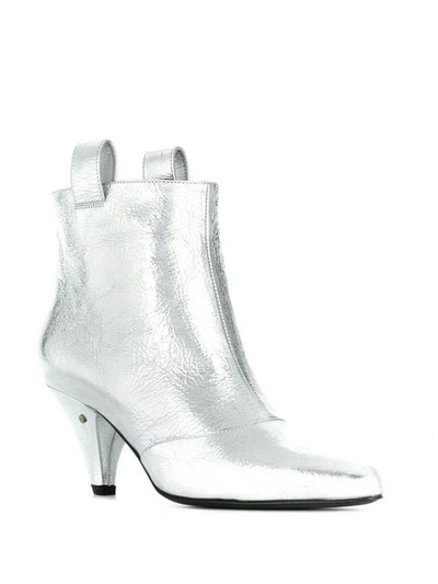 Shop Laurence Dacade Terence Ankle Boots In Silver