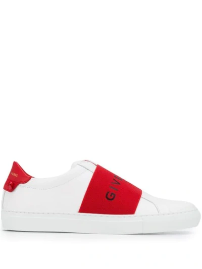 Shop Givenchy Elastic Skate Sneakers In White