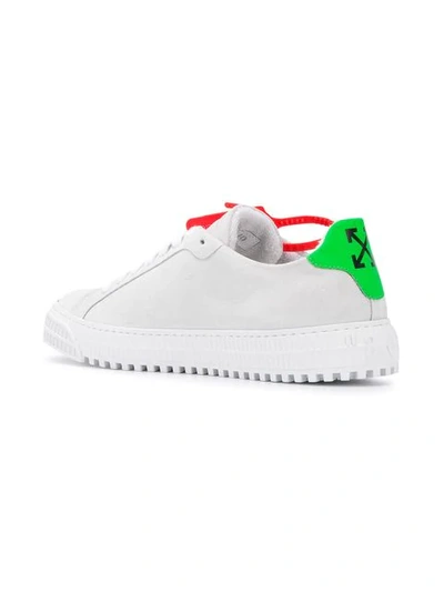 Shop Off-white Arrow Print Sneakers In White
