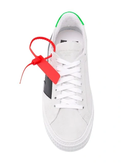 Shop Off-white Arrow Print Sneakers In White