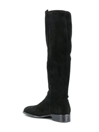 Shop Stuart Weitzman Knee Length Boots In Black