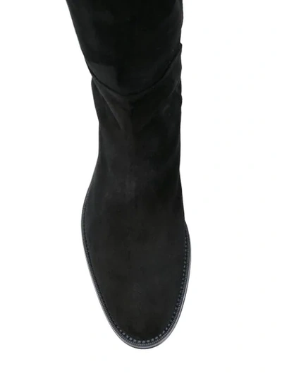 Shop Stuart Weitzman Knee Length Boots In Black