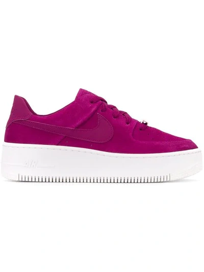Shop Nike Air Force 1 Sneakers In Purple