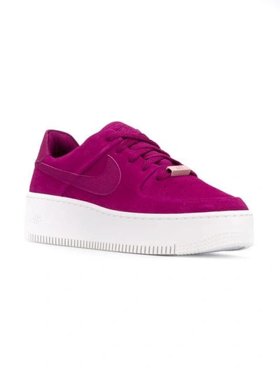 Shop Nike Air Force 1 Sneakers In Purple