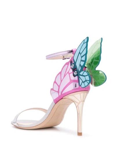 Shop Sophia Webster Butterfly Sandals In Silver