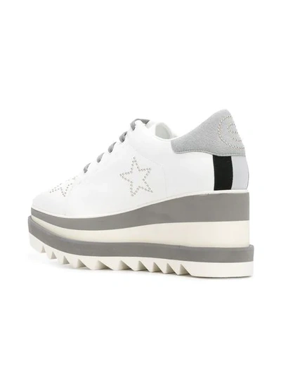 Shop Stella Mccartney Chunky Platform Sneakers In White
