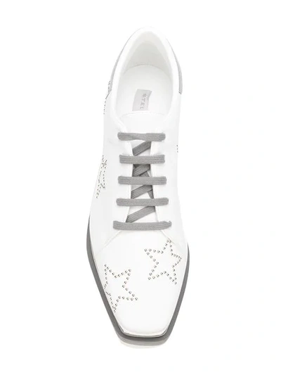 Shop Stella Mccartney Chunky Platform Sneakers In White