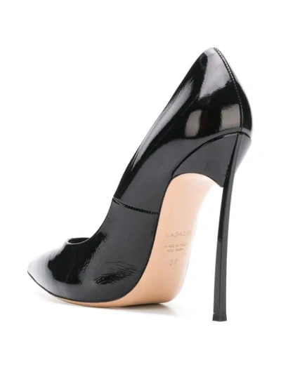 Shop Casadei Classic Pointed Pumps In Black