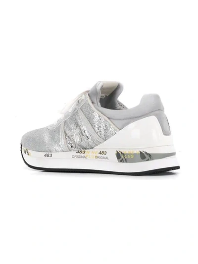 Shop Premiata Liz Sneakers In Silver