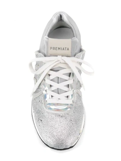 Shop Premiata Liz Sneakers In Silver