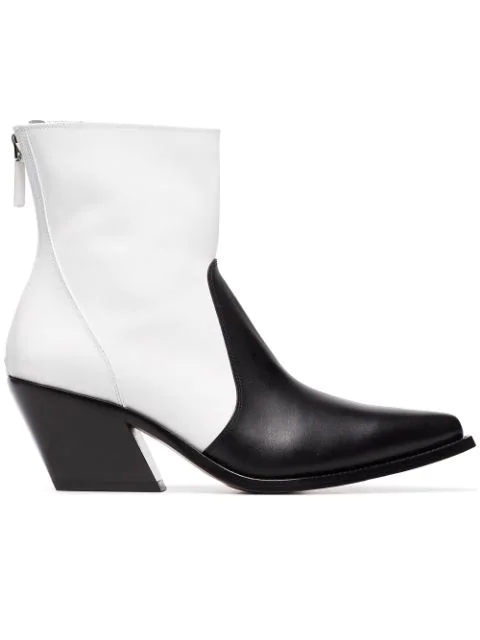 givenchy black and white boots