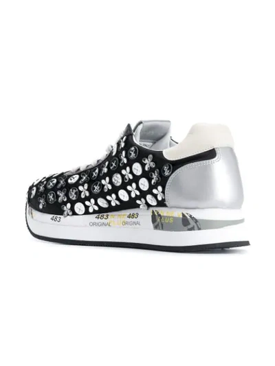 Shop Premiata Conny Sneakers In Black