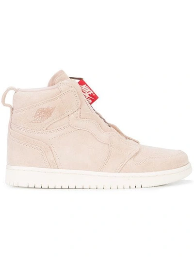 Shop Nike Air Jordan 1 Sneakers In Brown