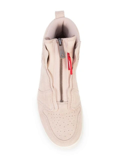 Shop Nike Air Jordan 1 Sneakers In Brown