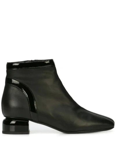 Shop Pierre Hardy Frame Ankle Boot In Black