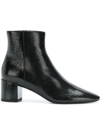 Shop Saint Laurent Classic Ankle Boots In Black