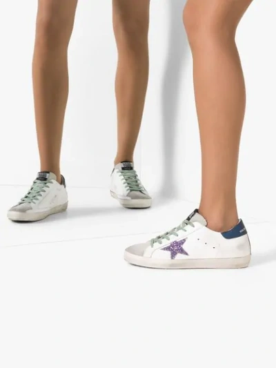 Shop Golden Goose Superstar Low-top Sneakers In White