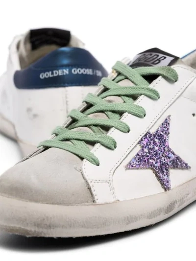 Shop Golden Goose Superstar Low-top Sneakers In White