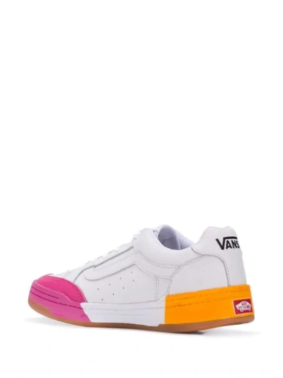 Shop Vans Colour Block Sneakers In White