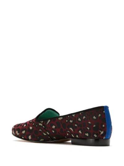 Shop Blue Bird Shoes Onça Colors Loafers In 0332 - Vermelho
