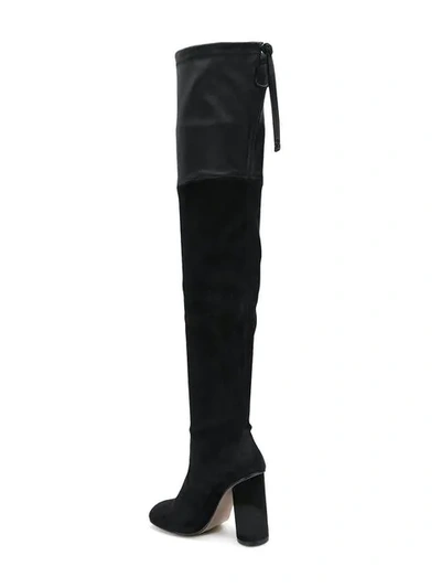 Shop Stuart Weitzman Helena 95 Boots In Black