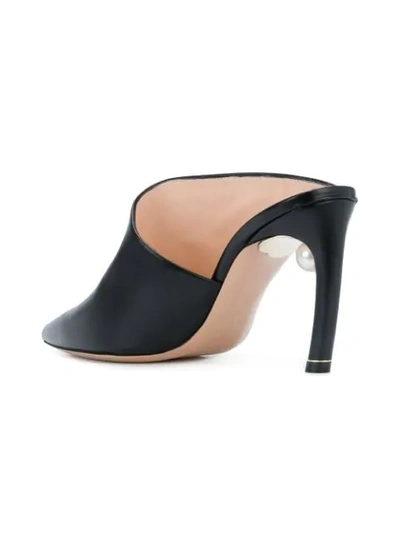 Shop Nicholas Kirkwood Mira Pearl Mules In Black