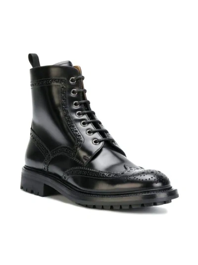 Shop Church's Lace-up Boots In Black