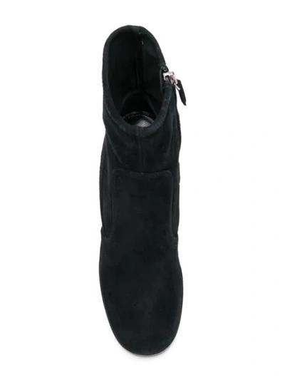 Shop Prada Ankle Boots In F0002 Nero