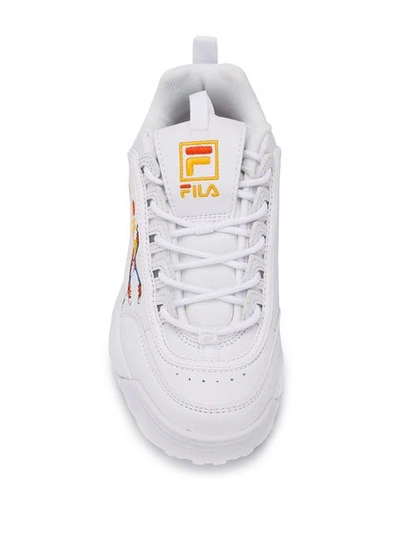 Shop Fila Disruptor Sneakers - White