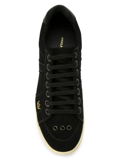 Shop Osklen Riva Panelled Trainers In Black