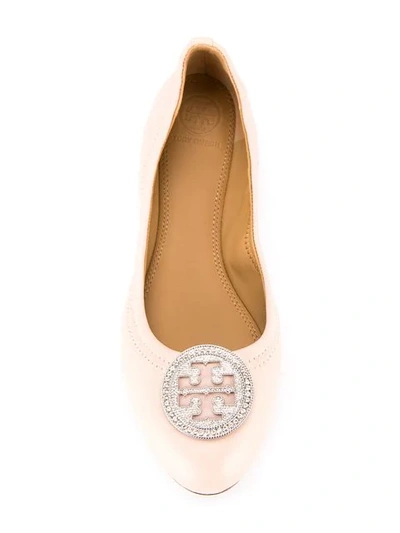 Shop Tory Burch Liana Ballerinas In Pink