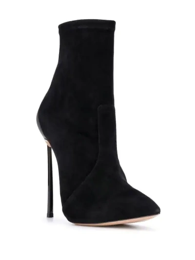 Shop Casadei High Ankle Boots In Black